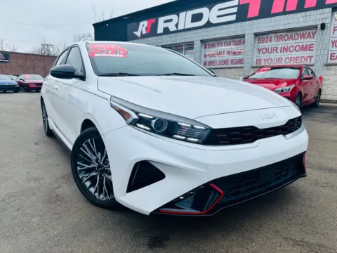 White 2022 KIA FORTE GT-LINE for sale in Merrillville, IN
