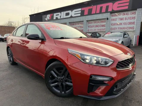 Orange 2021 KIA FORTE GT-LINE for sale in Merrillville, IN