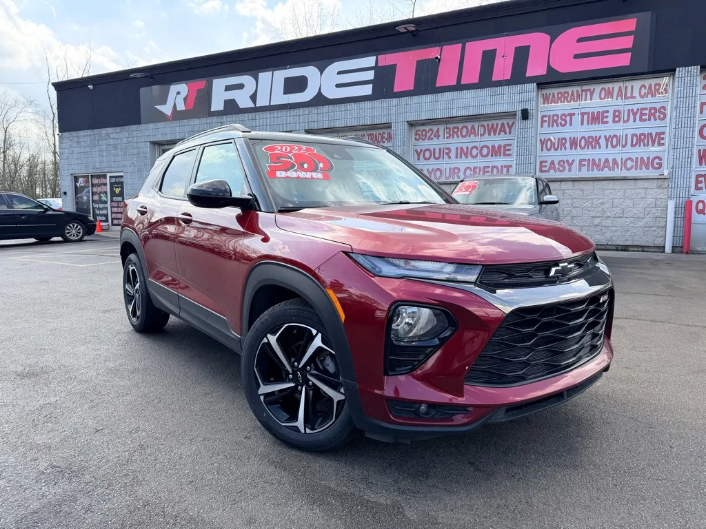 Red 2022 CHEVROLET TRAILBLAZER RS for sale in Merrillville, IN