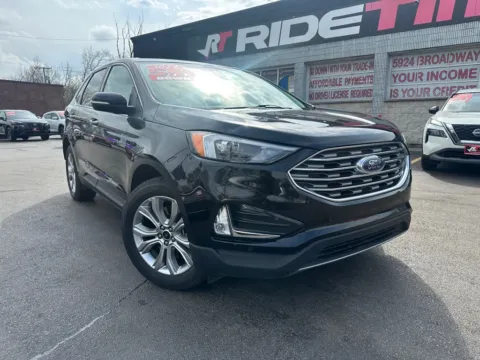 Black 2024 FORD EDGE TITANIUM for sale in Merrillville, IN