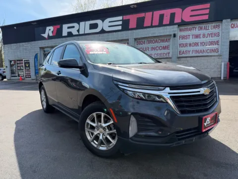 Gray 2022 CHEVROLET EQUINOX LT for sale in Merrillville, IN