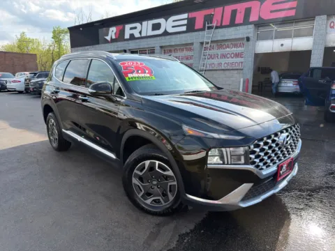 Photos of 2023 HYUNDAI SANTA FE HYBRID BLUE for sale in Merrillville, IN at Ride Time Auto Finance Broadway