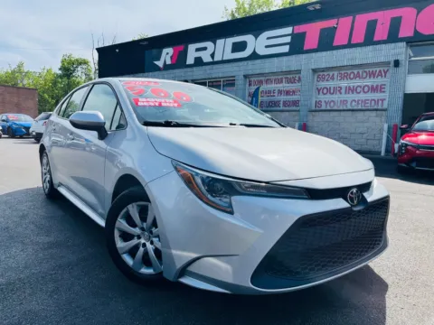 Photos of 2022 TOYOTA COROLLA LE for sale in Merrillville, IN at Ride Time Auto Finance Broadway
