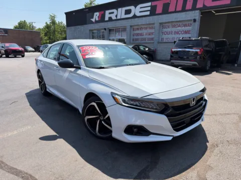 Photos of 2022 HONDA ACCORD SPORT for sale in Merrillville, IN at Ride Time Auto Finance Broadway