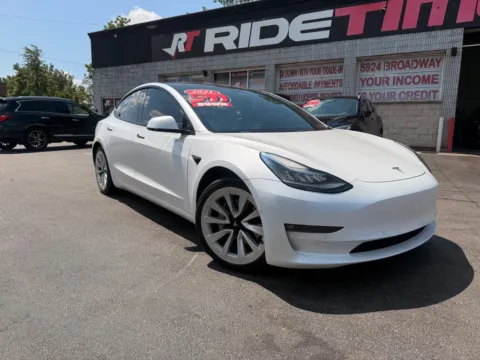 White 2021 TESLA MODEL 3 LONG RANGE for sale in Merrillville, IN