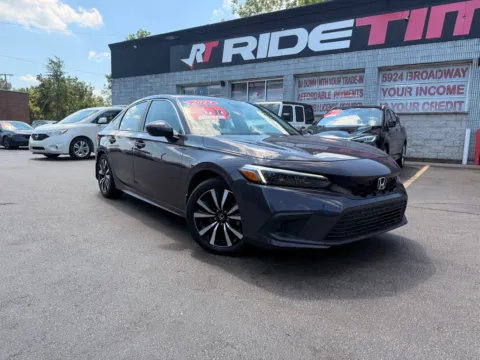 Purple 2023 HONDA CIVIC EX-L for sale in Merrillville, IN