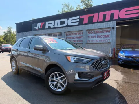 Gray 2024 FORD EDGE SEL for sale in Merrillville, IN