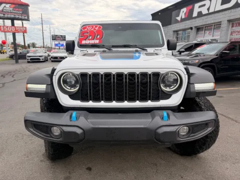 Another view of 2024 JEEP WRANGLER RUBICON 4XE for sale in Merrillville, IN at Ride Time Auto Finance Broadway