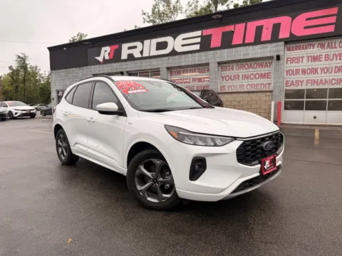 White 2023 FORD ESCAPE HYBRID ST-LINE SELECT for sale in Merrillville, IN