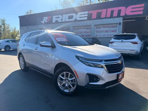 Silver 2022 CHEVROLET EQUINOX LT for sale in Merrillville, IN