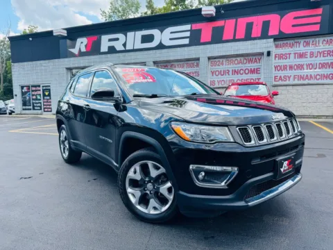 Black 2019 JEEP COMPASS LIMITED for sale in Merrillville, IN