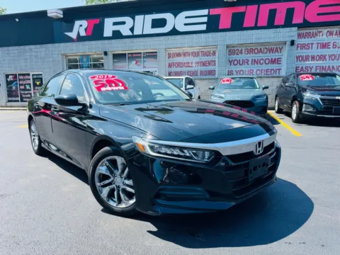 Black 2019 HONDA ACCORD LX for sale in Merrillville, IN