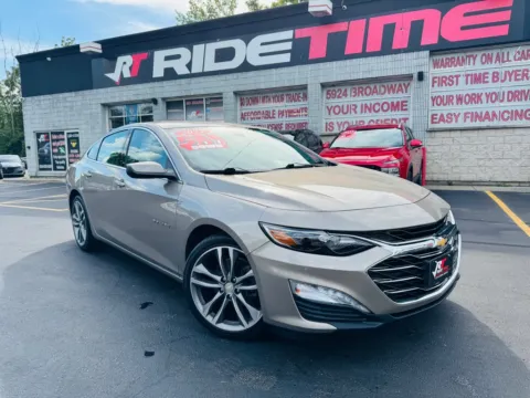 Gray 2022 CHEVROLET MALIBU LT for sale in Merrillville, IN