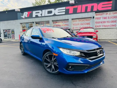 Blue 2019 HONDA CIVIC SPORT for sale in Merrillville, IN