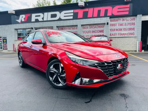 Red 2022 HYUNDAI ELANTRA LIMITED for sale in Merrillville, IN