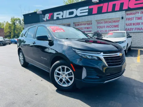 Black 2023 CHEVROLET EQUINOX LT for sale in Merrillville, IN