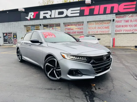 Silver 2022 HONDA ACCORD SPORT for sale in Merrillville, IN
