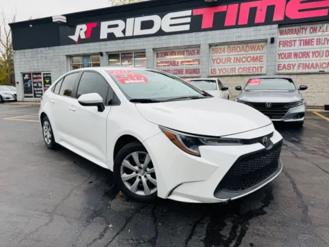 White 2022 TOYOTA COROLLA LE for sale in Merrillville, IN