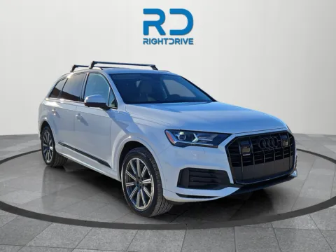 White 2022 Audi Q7 45 Premium Plus for sale in El Paso, TX