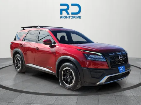 Red 2023 Nissan Pathfinder Rock Creek for sale in El Paso, TX