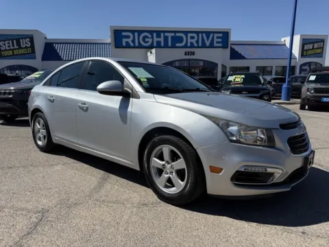 Silver 2016 Chevrolet Cruze Limited 1LT for sale in El Paso, TX