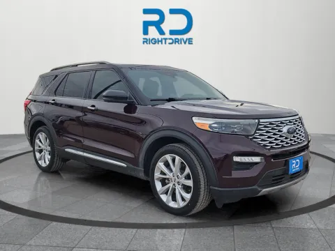 Red 2022 Ford Explorer Platinum for sale in El Paso, TX