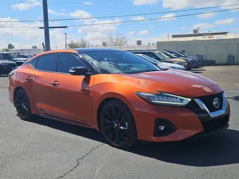 Orange 2020 Nissan Maxima SR for sale in El Paso, TX