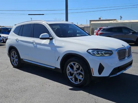 White 2022 BMW X3 xDrive30i for sale in El Paso, TX