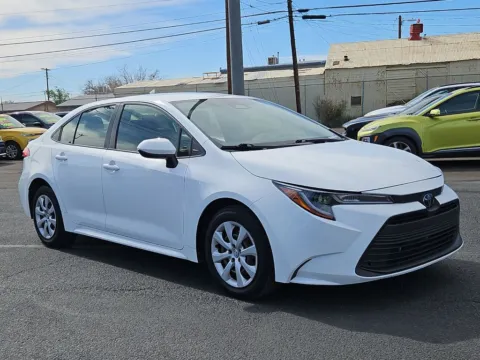 White 2023 Toyota Corolla LE for sale in El Paso, TX