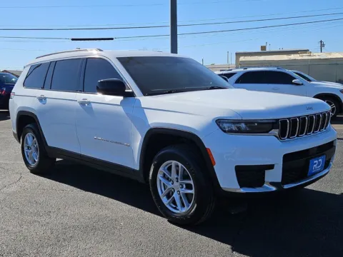 White 2025 Jeep Grand Cherokee L Laredo for sale in El Paso, TX