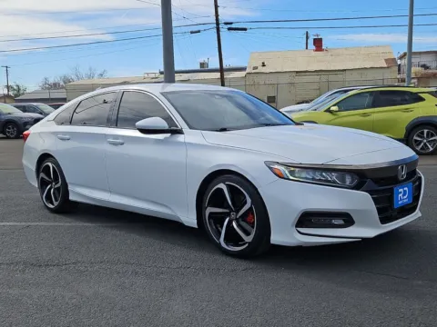 White 2018 Honda Accord Sport for sale in El Paso, TX