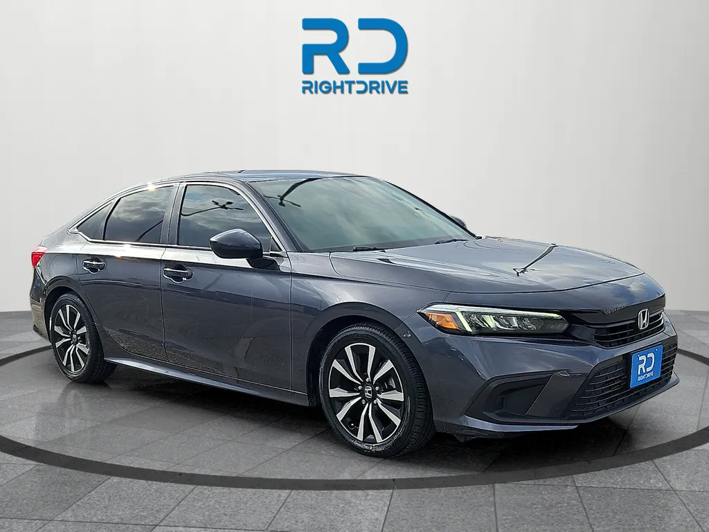 Black 2022 Honda Civic EX for sale in El Paso, TX