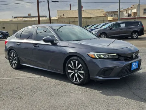 Black 2022 Honda Civic EX for sale in El Paso, TX