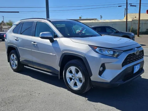Silver 2021 Toyota RAV4 XLE for sale in El Paso, TX