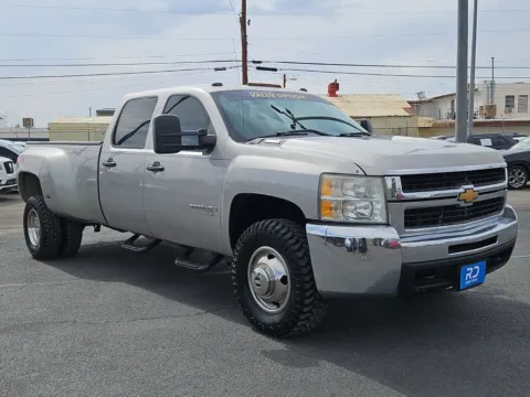Silver 2009 Chevrolet Silverado 3500HD Work Truck for sale in El Paso, TX