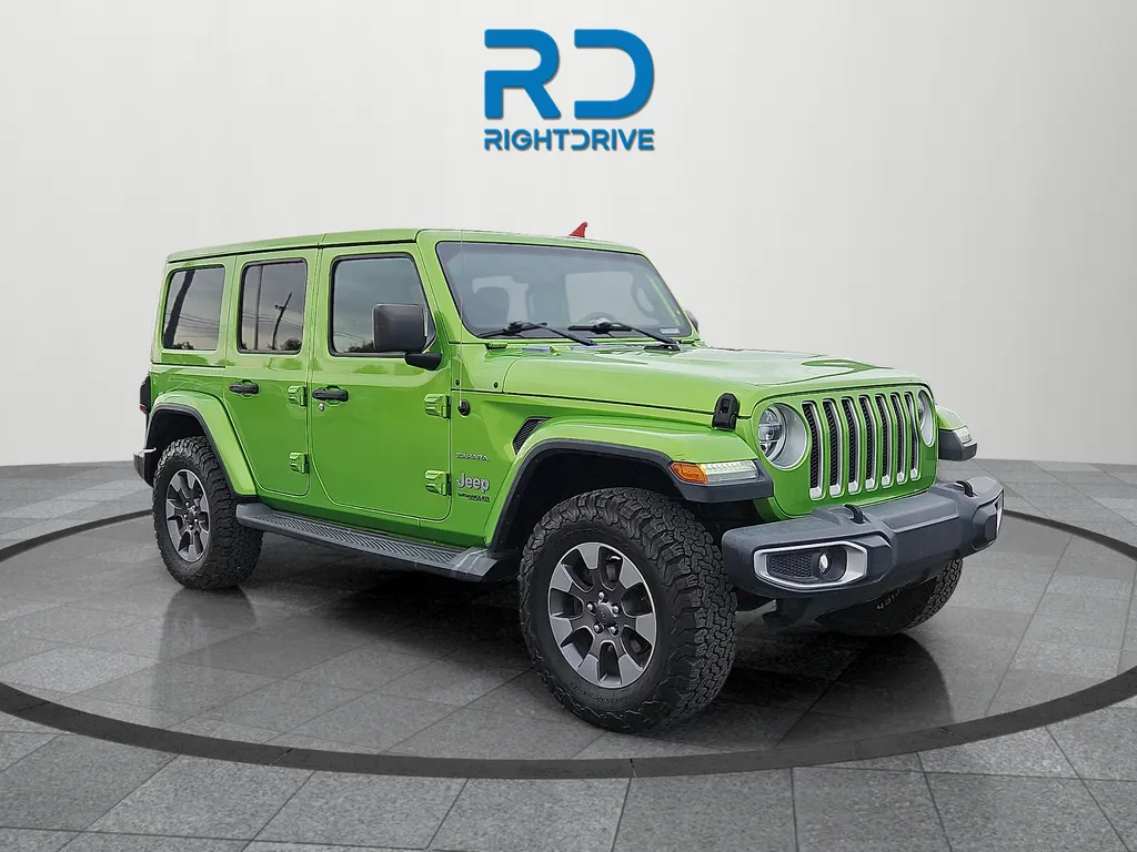 Green 2018 Jeep Wrangler Unlimited Sahara for sale in El Paso, TX