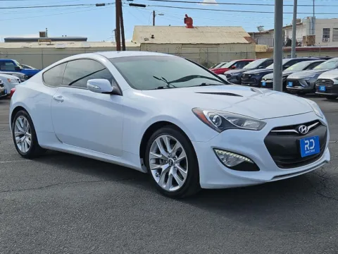 White 2016 Hyundai Genesis Coupe 3.8 for sale in El Paso, TX