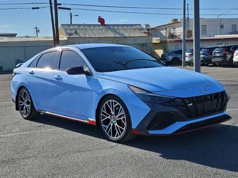 Blue 2022 Hyundai Elantra N for sale in El Paso, TX