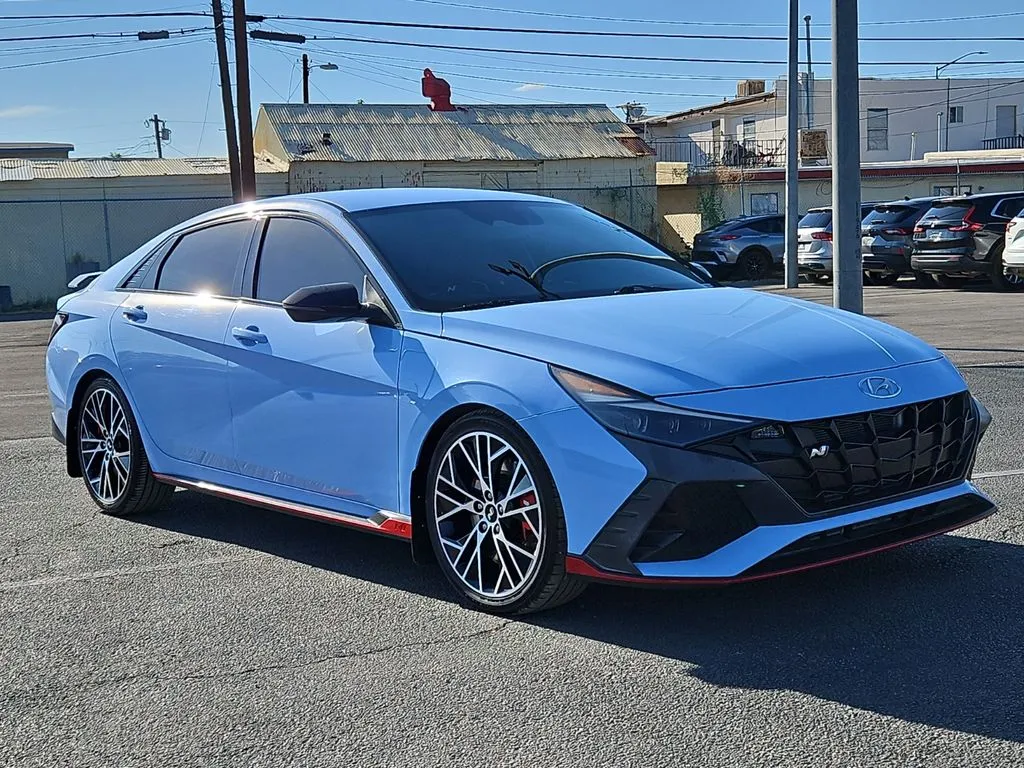 Blue 2022 Hyundai Elantra N for sale in El Paso, TX