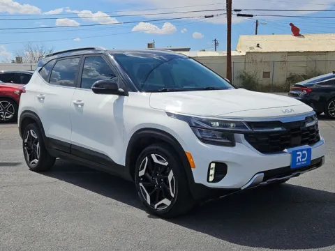 White 2024 Kia Seltos SX for sale in El Paso, TX
