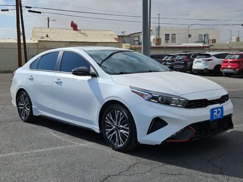 White 2023 Kia Forte GT-Line for sale in El Paso, TX
