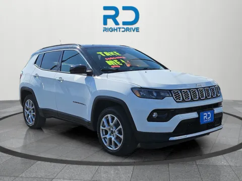 White 2025 Jeep Compass Limited for sale in El Paso, TX
