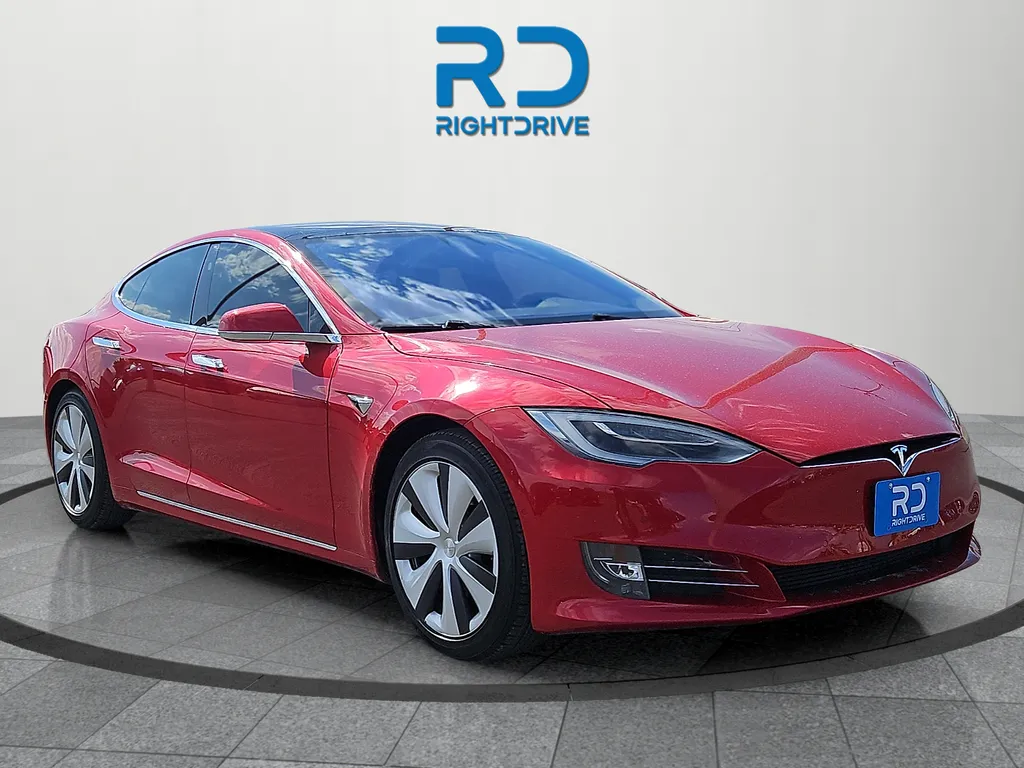 Red 2021 Tesla Model S Long Range for sale in El Paso, TX