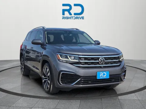 Gray 2022 Volkswagen Atlas 3.6L V6 SEL Premium R-Line for sale in El Paso, TX