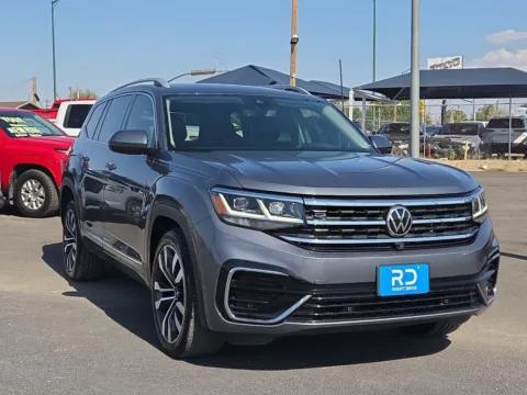 Gray 2022 Volkswagen Atlas 3.6L V6 SEL Premium R-Line for sale in El Paso, TX