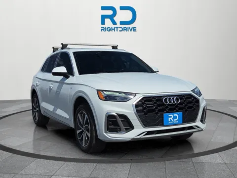White 2023 Audi Q5 45 S line Premium for sale in El Paso, TX