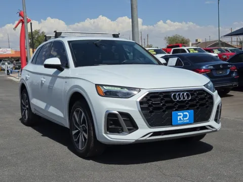White 2023 Audi Q5 45 S line Premium for sale in El Paso, TX