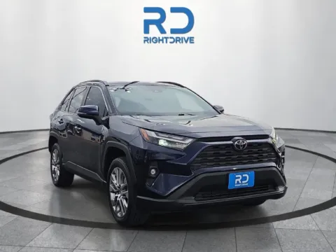 Blue 2022 Toyota RAV4 XLE Premium for sale in El Paso, TX