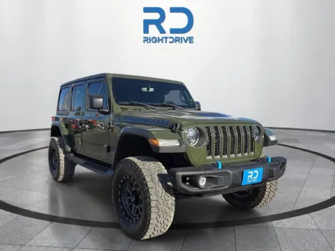 Green 2023 Jeep Wrangler Rubicon 4xe for sale in El Paso, TX