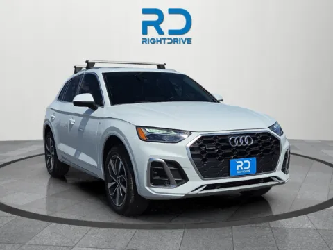 White 2023 Audi Q5 45 S line Premium for sale in El Paso, TX